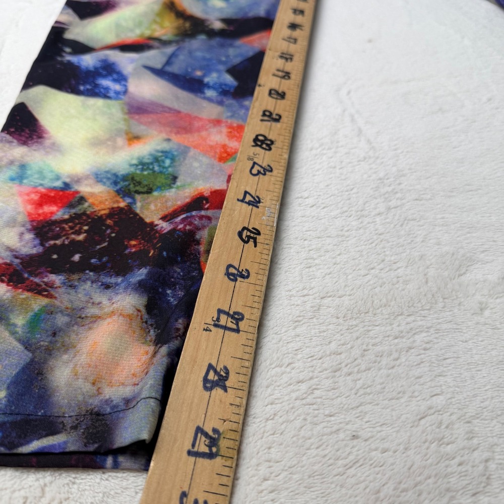 Minimum Preno Pants‎ Abstract Galaxy Print Elastic Waist Women's Size 38 - Picture 6 of 9
